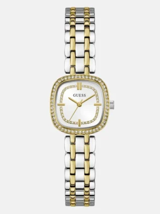 Crystal Recycled Steel Analogue Watch