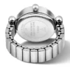 Crystal Stainless Steel Analogue Ring 18 Mm
