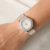 Crystal Stainless Steel Analogue Watch