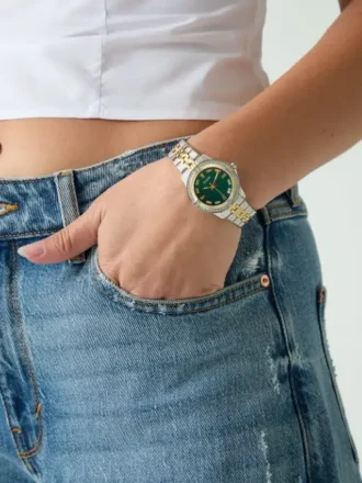 Crystal Stainless Steel Analogue Watch 32 Mm