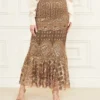 Crystals Embroidered Skirt