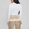 Cutout Ribbed Top