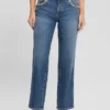 Daisy Rhinestone Pocket Jeans