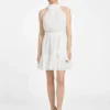 Danielle Halter Chiffon Dress