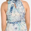 Danielle Halter Chiffon Dress