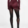 Danielle Satin Shorts