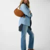 Danya Suede Shoulder  Bag