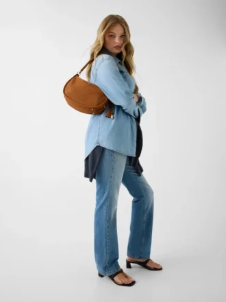 Danya Suede Shoulder  Bag