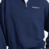 Dark Indigo Half-Zip Sweatshirt