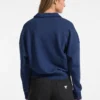 Dark Indigo Half-Zip Sweatshirt