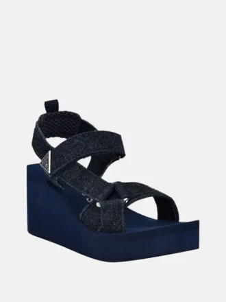 Dawsin Rhinestone Wedge Sandals