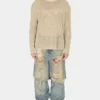 Distressed Knit Sweater