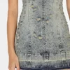 Distressed Mini Denim Dress