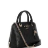 Dita Debossed Peony Dome Satchel