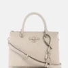 Dita Multi Comp Debossed Peony Satchel
