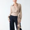 Dorian Wrap Blouse