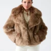 Duchesse Faux-Fur Jacket