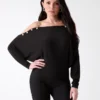 Eco Adri Off-The-Shoulder Crystal Top