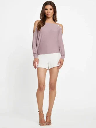 Eco Adri Off-The-Shoulder Crystal Top