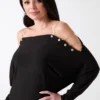 Eco Adri Off-The-Shoulder Crystal Top