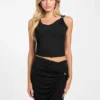 Eco Aimee Jeweled Strap Top