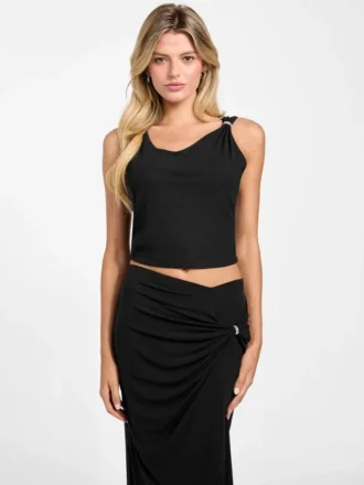 Eco Aimee Jeweled Strap Top