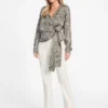 Eco Alanis Printed Wrap Blouse