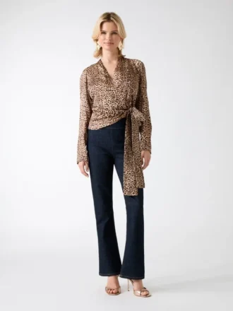 Eco Alanis Printed Wrap Blouse