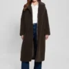 Eco Alina Teddy Longline Coat