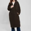 Eco Alina Teddy Longline Coat