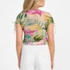 Eco Amaya Printed Mesh Top