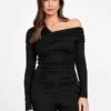 Eco Astrid Asymmetric Draped Top