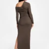 Eco Astrid Off-Shoulder Draped Dress