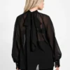 Eco Audrine Bow Blouse