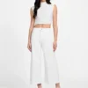 Eco Bellflower Cropped Wide Leg Jeans