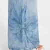 Eco Bellflower Floral Wide Leg Jeans