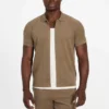Eco Calvin Chevron-Knit Shirt