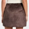 Eco Camryn Faux-Suede Mini Skirt
