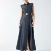 Eco Carla Maxi Denim Dress