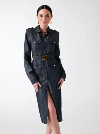 Eco Carla Safari Denim Dress
