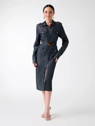 Eco Carla Safari Denim Dress