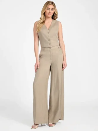 Eco Celestine Fluid Wide-Leg Pants