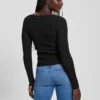Eco Cirila Ribbed Sweater Top