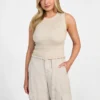 Eco Claire Smocked Tank Top