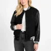 Eco Danielle Boucle Varsity Jacket