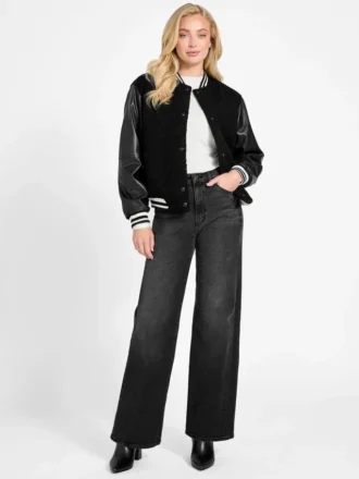 Eco Danielle Boucle Varsity Jacket