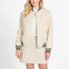 Eco Danielle Boucle Varsity Jacket