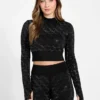 Eco Debby Rhinestone Crop Top