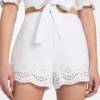 Eco Dessa Linen Embroidered Shorts