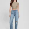 Eco Destroyed Mom Jeans